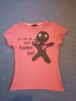 T-Shirt lustiger Spruch / Motiv Voodoo Doll / Puppe orange Gr. S Bayern - Eitensheim Vorschau