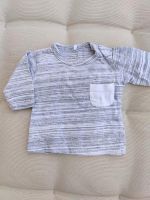 Baby Oberteil Pulli Longsleeve Langarmshirt grau weiß NameIt 50 Schleswig-Holstein - Lübeck Vorschau