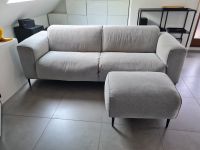 Designer-Sofa "Crawford" grau inkl. Hocker Baden-Württemberg - Meckesheim Vorschau