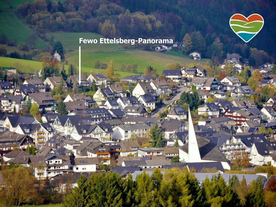 Ferienwohnung Ettelsberg-Panorama (4 P.) Willingen Sauerland Fewo in Willingen (Upland)