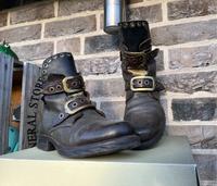 A.S.98 Leder Boots  gr.39  smoke cut outs  Eyecatcher aus Italien Niedersachsen - Nordhorn Vorschau