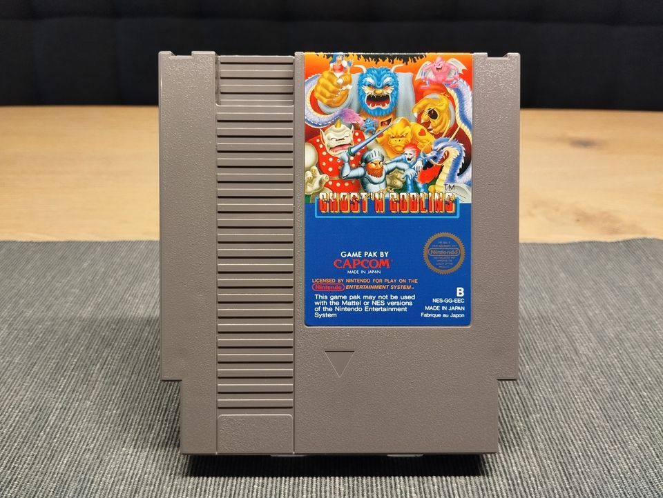 ⭐ NINTENDO NES SPIEL: GHOST 'N GOBLINS - NES-GG-EEC (SCN) in Düsseldorf