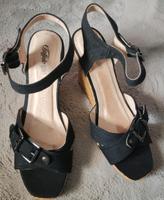 Buffalo Girl Schuhe Sandalen Keilabsatz Gr. 40 schwarz - NEU Baden-Württemberg - Ludwigsburg Vorschau