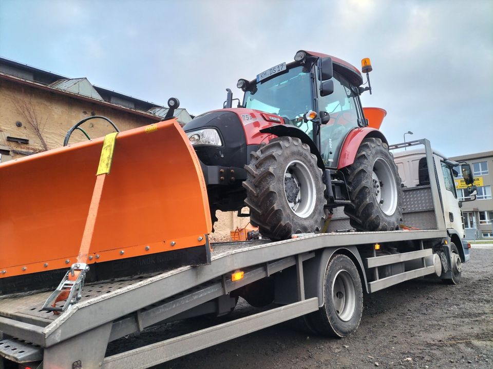 Transport von  Minibagger / Hoflader / Sperrgut / Traktoren in Pulsnitz