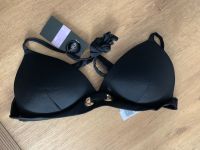 Neues Bikini Oberteil schwarz mit Gold S/M Hessen - Bickenbach Vorschau