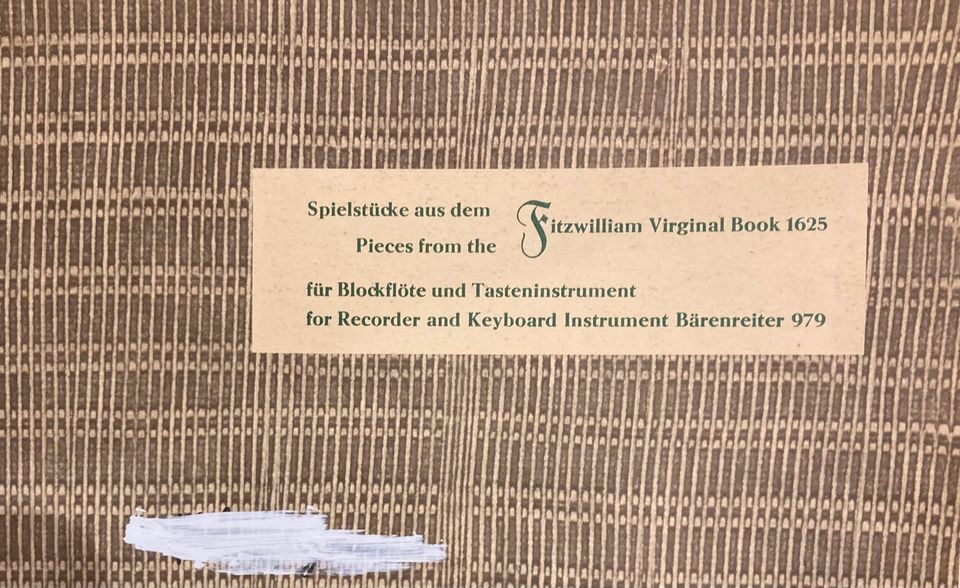 Noten für Blockflöte und Klavier in Wohltorf