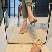 Cremefarbene & goldene Hochzeits- Pumps, Peeptoes, High  Heels Bayern - Geisenfeld Vorschau