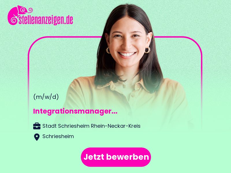 Integrationsmanager (m/w/d) in Schriesheim