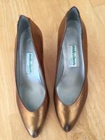 Feinste Lederpumps Gr. 39 1/2 - bronzefarben Bayern - Bayreuth Vorschau