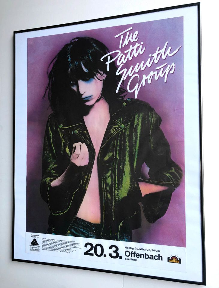 Patti Smith - 1978 - A1 Original Poster Top Zustand in Dietzenbach