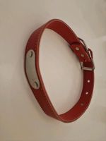 Neues Lederhalsband Hund rot 36-45cm Bayern - Grabenstätt Vorschau