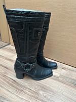 Damenstiefel schwarz Frankfurt am Main - Bergen-Enkheim Vorschau