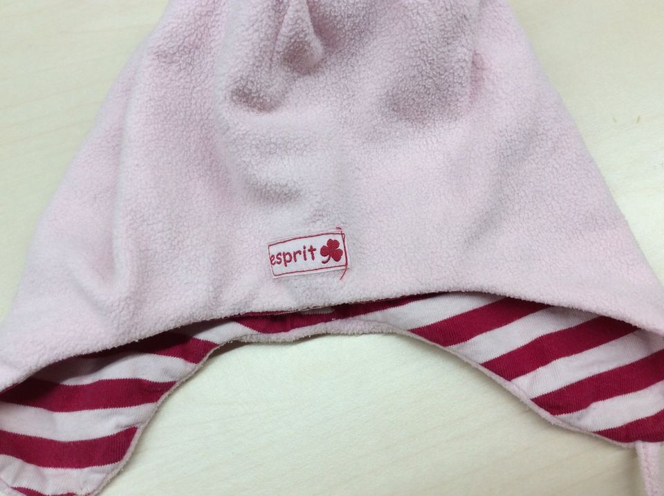 Esprit Baby Bindemütze mit Schal, Winter Mütze Fleece Gr. 46-48 L in Dingolfing