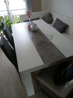 Weißer Tisch mit Betonoptik zu verkaufen. Nordrhein-Westfalen - Soest Vorschau