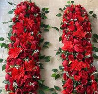 Blumengirlande Rosen 5m, Hochzeit, Dekoration, künstliche Blumen Nordrhein-Westfalen - Troisdorf Vorschau