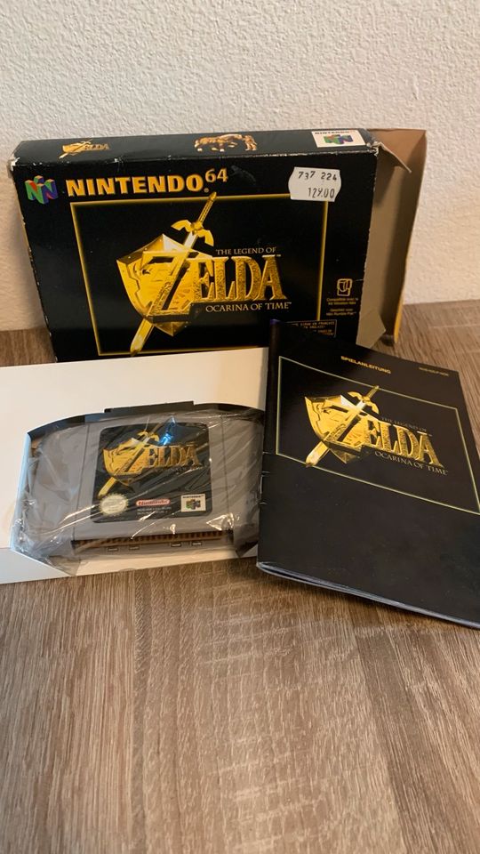 The Legend Of Zelda Ocarina of Time PAL OVP N64 Nintendo in Unterföhring