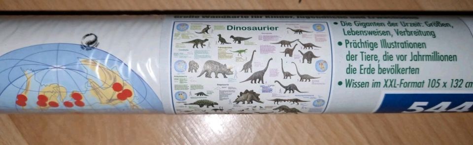 Große Poster 105×132cm | Welt | Dinosaurier | Die Erdzeitalter in Harsewinkel - Greffen