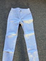 Röhren Jeans weiß neu S36 Thüringen - Greiz Vorschau