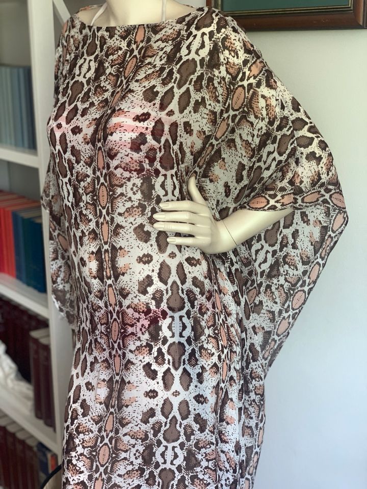 Designer Strandkleid/Tunika/Kaftan,Gr.M,braun/print/neuwertig in München