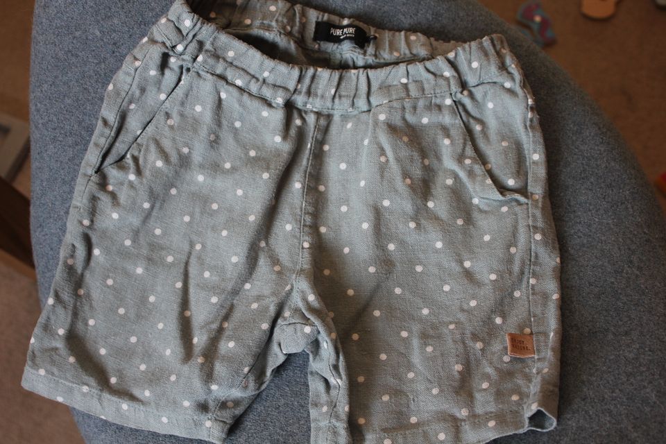 Leichte Leinen Shorts mint von Pure Pure by Bauer, Gr. 98 in Wrestedt