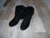schwarzer Schnürstiefel, Wildlederimitat, Landrover, Größe 38 Sachsen - Zwickau Vorschau