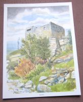 neu Bild Aquarell Druck EPPRECHTSTEIN ungerahmt ca. 21 x 27 cm Bayern - Hof (Saale) Vorschau