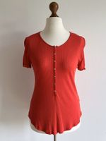 Massimo Dutti Shirt M Rot Viskose/Leinen Altona - Hamburg Sternschanze Vorschau