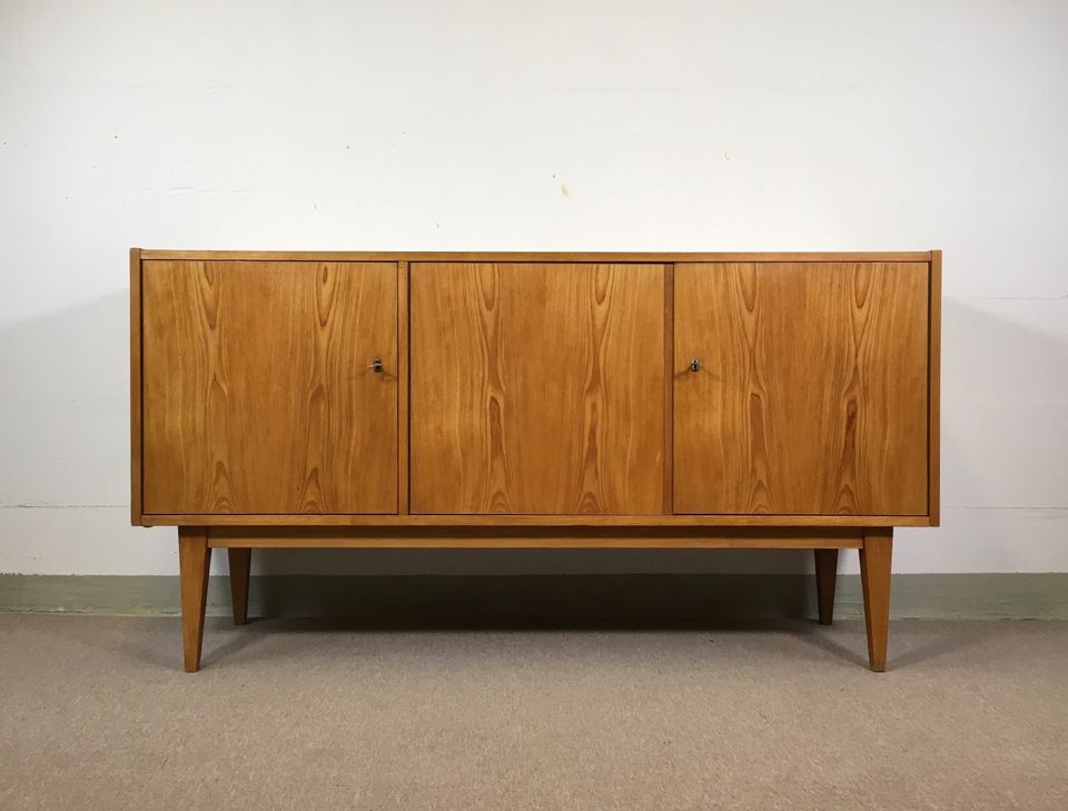 Mid century Sideboard, Halbschrank, Hellerau, Franz Ehrlich in Berlin