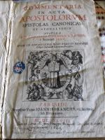 Commentaria in Acta Apostolorum Lapide Bibelkommentar 1648 Sachsen-Anhalt - Lutherstadt Wittenberg Vorschau
