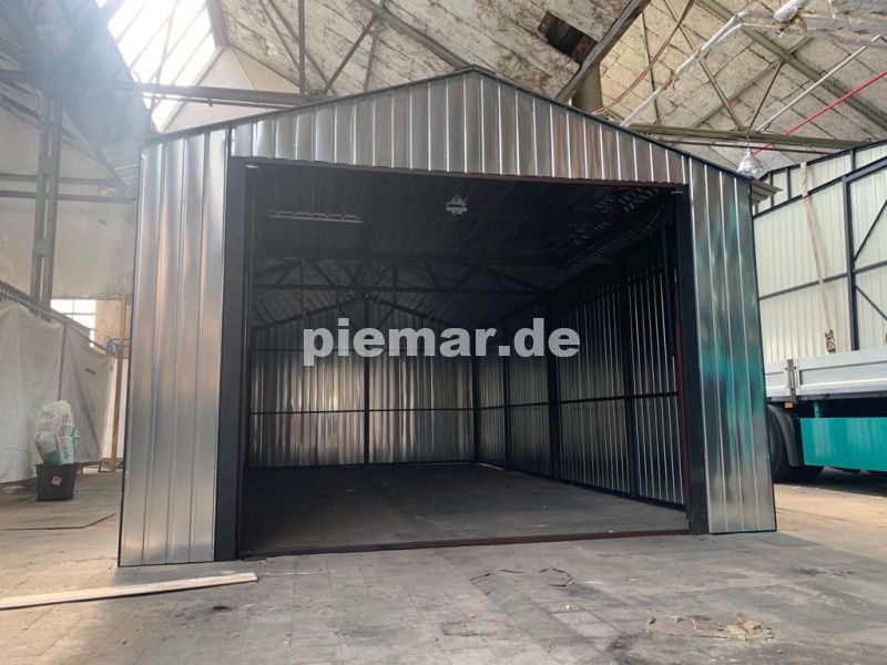 Blechgarage 4x6m Metallgarage KFZ Lager Schuppe mit AUFBAU 14823! in Schwäbisch Hall