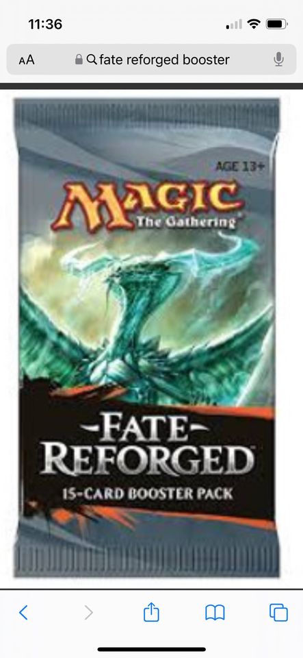 Mtg Fate Reforged Booster in Hahnbach