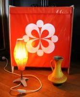 Retro - Vintage Set 50er /70er Jahre!! Vase, Lampe, Wäschekorb Nordrhein-Westfalen - Oberhausen Vorschau