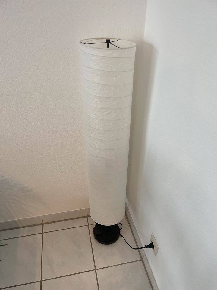 Stehlampe - weiß - Papier - 115 cm in Kronberg im Taunus