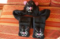 Neue Mütze Schal Handschuhe 3-in-1 Katze schwarz Nepal Bayern - Fürth Vorschau