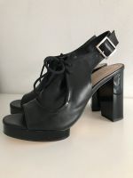 ZARA Sandalette Leder schwarz Gr. 40 Nordrhein-Westfalen - Hagen Vorschau