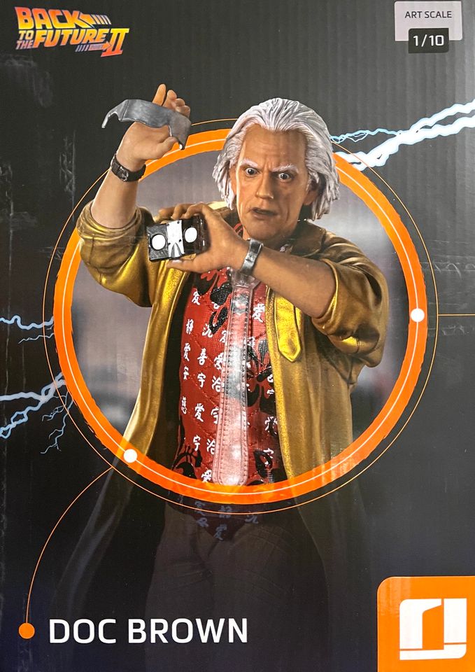 Doc Brown 1/10 Zurück in die Zukunft 2 25cm Statue Iron Studios in Mayen