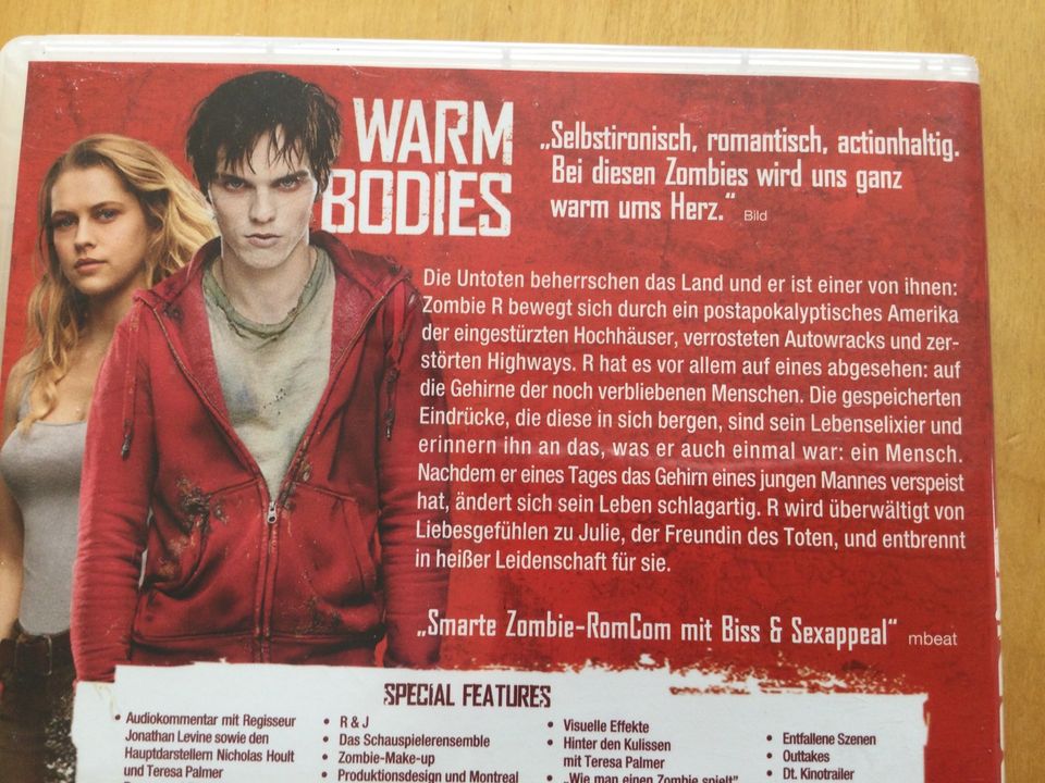 Warm Bodies Zombies mit Herz DVD in Wardenburg