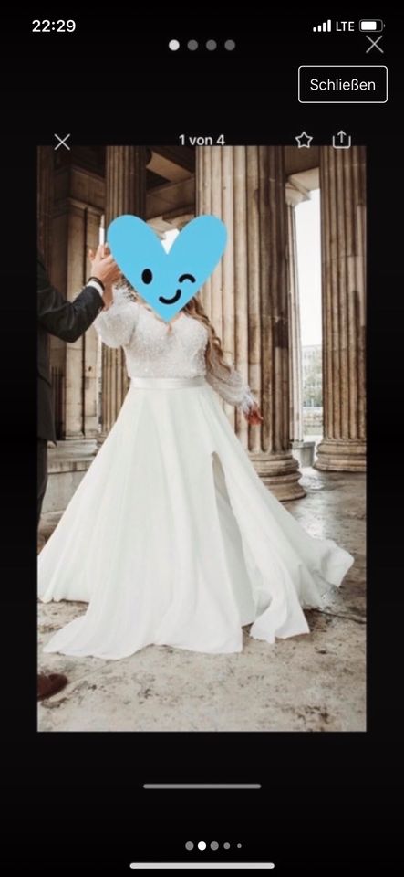 SALE*Standesamtkleid Hochzeitskleid weißes Kleid in Berlin