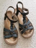 Rieker Sandalen * Gr. 37 * Leder * Klettverschluss Sachsen-Anhalt - Stendal Vorschau