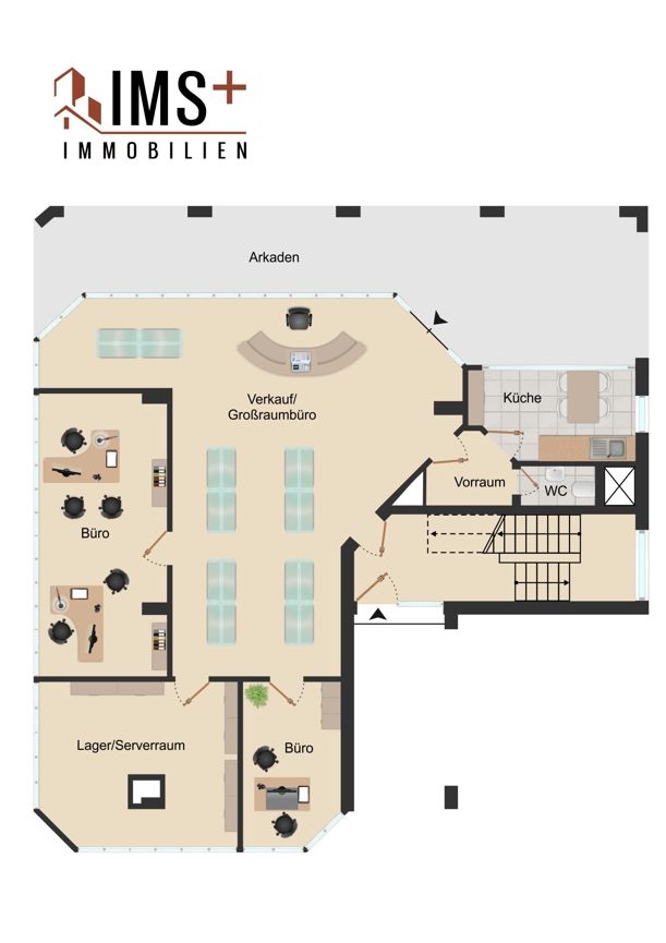 Die Lage könnte nicht besser sein |  ca. 145 m² Büro- & Verkaufsfläche mit Tiefgarage in Lörrach