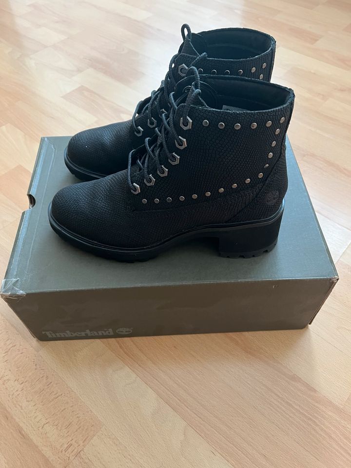 Timberland Schuhe Boots Stiefel 38 7 schwarz wie neu in Berlin