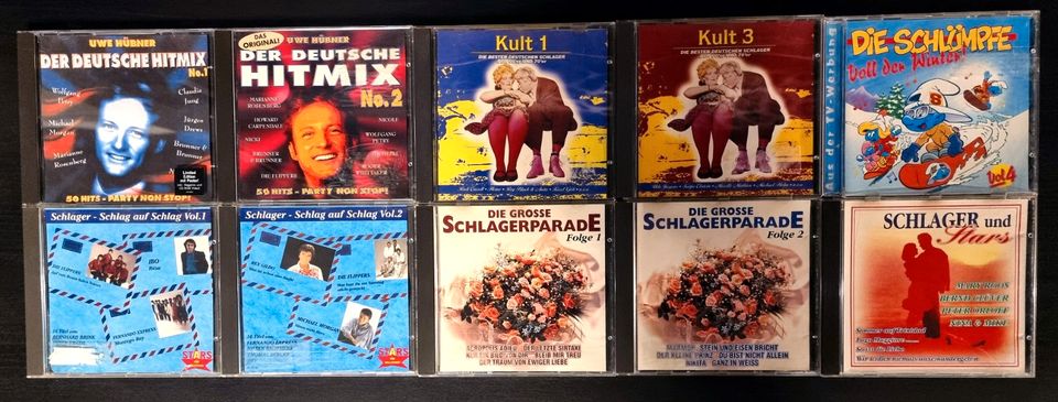 29 Stück Doppelalben 19 Alben CDs 10 Singles Schlager Party Musik in Hannover