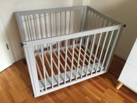 EasyBaby Laufstall und Beistellbett, hellgrau, incl. Matratze Bayern - Neuburg a.d. Donau Vorschau