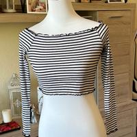 Gestreiftes Kurzshirt von H&M - Gr. S Berlin - Köpenick Vorschau