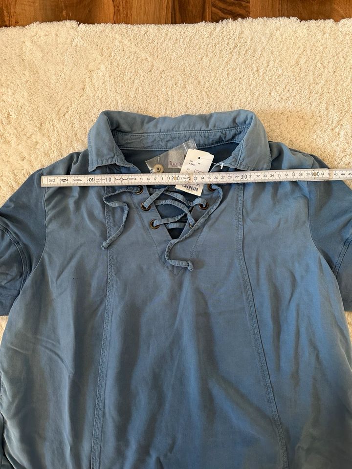 Liberty Longshirt mit kurzen Ärmeln langes Shirt *neu* blau in Berlin