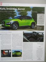 Hyundai Kona Pressespiegel Katalog 12/2007 Tests,Fahrberichte Nordrhein-Westfalen - Minden Vorschau