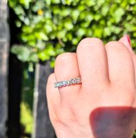 Memoire Ring in 585 weißgold mit Diamanten Niedersachsen - Oyten Vorschau