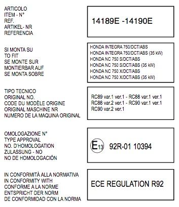 LeoVince LV One, Honda NC 750 S/X/Integra, Schalldämpfer, Auspuff in Neu Wulmstorf