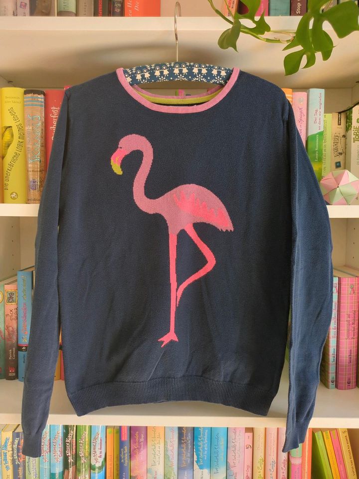 Mini Boden Johnnie b Pullover 13-14y Gr. 158-164 blau Flamingo in Hannover