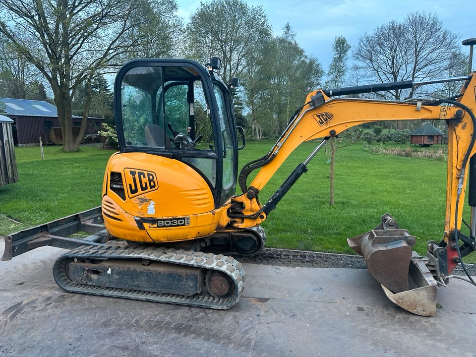 Jcb Bagger Minibagger 3,7t 8030 ZTS in Bockel